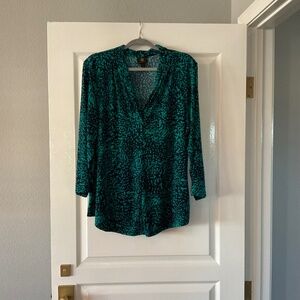 JM Collection 3/4 length sleeves women’s blouse, XL